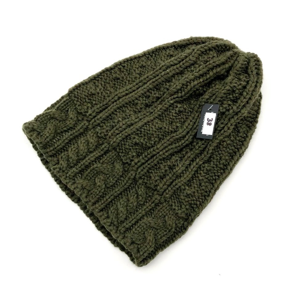 Winter beanie hat cap for men women teen youth | Dark Olive Green | Thick warm